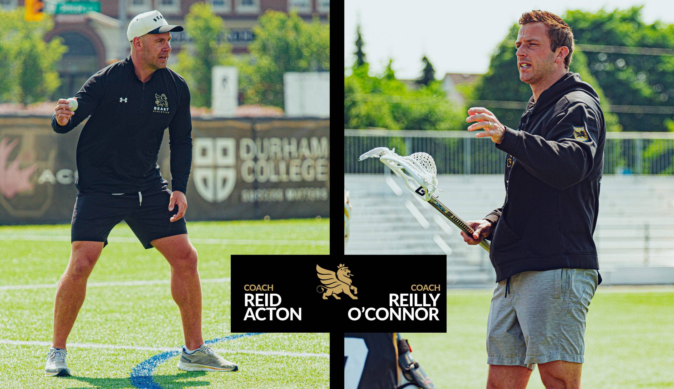 Beaches Lacrosse Coaches Reid Acton and Reilly O'Connor